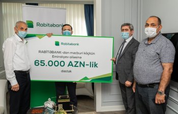 “Rabitəbank”dan məcburi köçkün ailəsinə 65.000 AZN yardım!