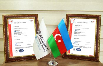 Abşeron Logistika Mərkəzi ISO 45001 və ISO 14001 beynəlxalq sertifikatlarına layiq görüldü