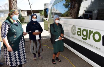 Kənd Təsərrüfatı Nazirliyinin mikroavtobusları bölgələrdə vətəndaşlara səyyar xidmətə başlayıb