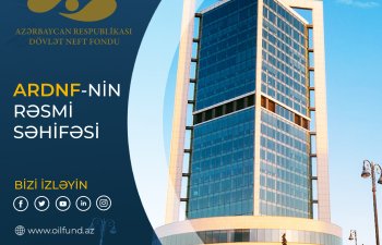 Dövlət Neft Fondunun rəsmi instaqram səhifəsi istifadəyə verilib