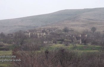 Füzuli rayonunun Qarğabazar kəndindən videogörüntülər