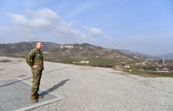 Prezident: İşğalçılar bizim torpağımızdan da istifadə edib qanunsuz gəlirlər əldə ediblər