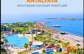 Qaynar çimərlikləri, çılğın əyləncələri ilə ANTALYA TURU