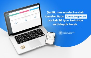 Bu gündən toylara dair icazələr üçün portal aktivləşdirilir