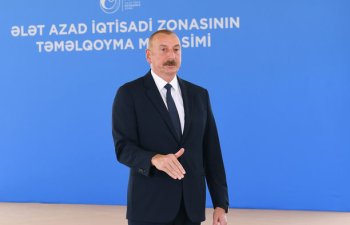 İlham Əliyev Ələt Azad İqtisadi Zonasının yaradılması ideyasından DANIŞDI