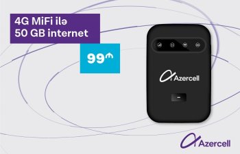 Azercell-dən 4G MiFi ilə daha sürətli internet bağlantısı!