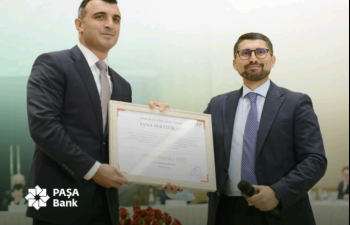  PAŞA Bank Qarabağ Dirçəliş Fondu tərəfindən “İanə sertifikatı” ilə təltif olunub