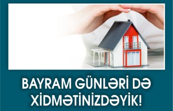 “Azərsığorta”şirkəti bayram günləri də - XİDMƏT GÖSTƏRƏCƏK