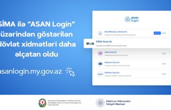 SİMA ilə “ASAN Login” vasitəsi ilə göstərilən dövlət xidmətləri daha əlçatan oldu