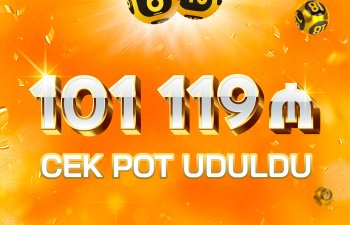 “6/40” tirajlı lotereyasında 101.119 manat dəyərində “Cekpot” uduldu