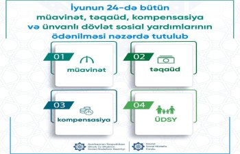 Bütün təqaüd və müavinətlər nə vaxt ödəniləcək?-DƏQİQ VAXT AÇIQLANDI