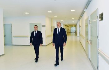 İlham Əliyev Bakıda sanatoriyanın açılışında iştirak etdi