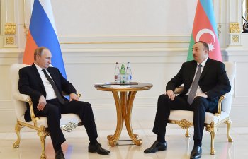 Əliyev və Putin Cənubi Qafqazda iqtisadi və logistika əlaqələrinin bərpası planlarını müzakirə ediblər