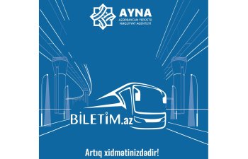 “Biletim.az” portalında 13 marşrut üzrə biletlər satışa çıxarılıb