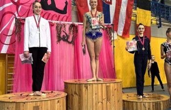 Azərbaycanın daha bir gimnastı Macarıstanda medal qazanıb