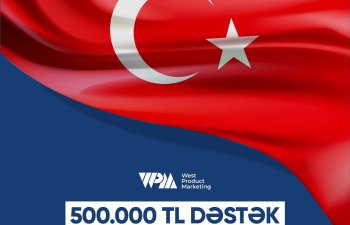 “Vest Produkt Marketinq” MMC Türkiyəyə yardım etdi!