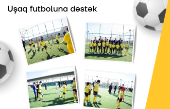 Yelo Bank-dan uşaq futboluna növbəti dəstək