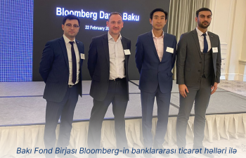 Bakı Fond Birjası Bloombergin təşkil etdiyi tədbirdə iştirak edib