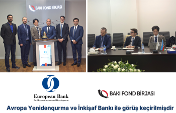 Avropa Yenidənqurma və İnkişaf Bankı ilə görüş keçirilib