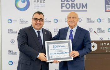 Valeh Ələsgərov Caspian Energy Club-ın təşkil etdiyi B2G Forumunda iştirak edib - FOTO