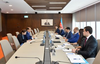 Türk İnvestisiya Fondunun Prezidenti ilə görüş keçirilib - FOTO