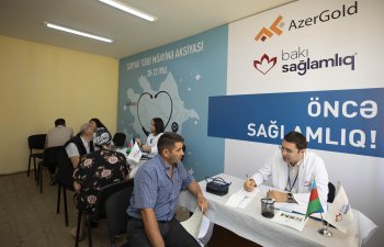 “AzerGold” QSC-nin təşkilatçılığı ilə Daşkəsəndə keçirilən növbəti tibbi müayinə aksiyasına yekun vurulub