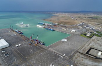 Bakı Beynəlxalq Dəniz Ticarət Limanı vasitəsilə yükdaşımaların həcmi artıb