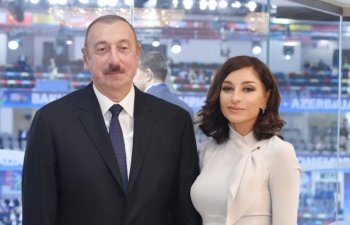 Prezident İlham Əliyev və Birinci xanım Mehriban Əliyeva Kəlbəcərdə “İstisu” Mineral sudoldurma zavodunun tikintisi ilə tanış olublar