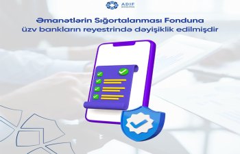 Əmanətlərin Sığortalanması Fonduna üzv bankların reyestrində dəyişiklik edilib - CƏDVƏL