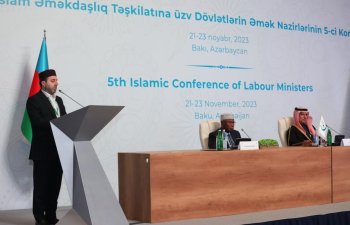 Bakıda İƏT Əmək Nazirləri Konfransının Nazirlər Sessiyası keçirilir