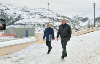 Prezident İlham Əliyev Şuşa rayonunun Turşsu qəsəbəsində olub - FOTO