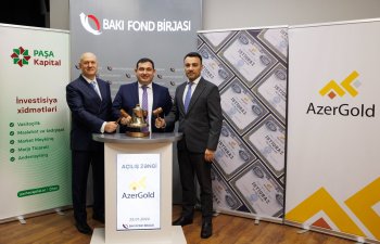 BFB-də “AzerGold” QSC-nin istiqrazlarının “Açılış Zəngi” tədbiri keçirilib