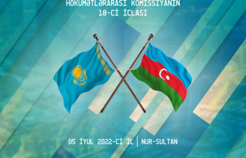 Astanada Azərbaycan-Qazaxıstan Hökumətlərarası Komissiyanın 20-ci iclası keçiriləcək