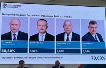 Rusiyada prezident seçkilərinin nəticələri açıqlanıb