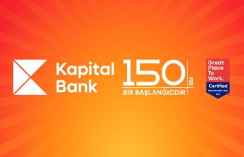 Kapital Bank “Mükəmməl iş yeri” titulunu qorumağa davam edir