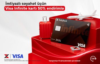 Xalq Bankdan Visa Infinite kartını 50% endirimlə əldə edin