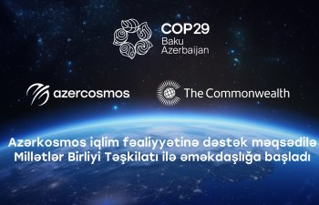 Azərkosmos Millətlər Birliyi Təşkilatı ilə əməkdaşlığa başlayıb