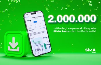 "SİMA İmza"nı yükləyənlərin sayı 2 milyonu ötüb