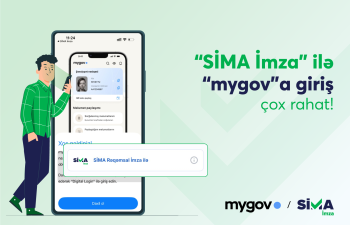 “mygov”da bütün sənədləri “SİMA İmza” ilə əldə etmək mümkündür!