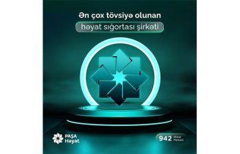 "PAŞA Həyat" ən çox tövsiyə olunan həyat sığortası şirkəti seçildi