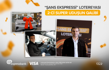 Expressbank-ın lotereyasında 2-ci avtomobil uduşu!