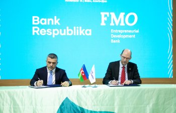 COP29 çərçivəsində Bank Respublika və FMO arasında böyük kredit sazişi imzalanıb