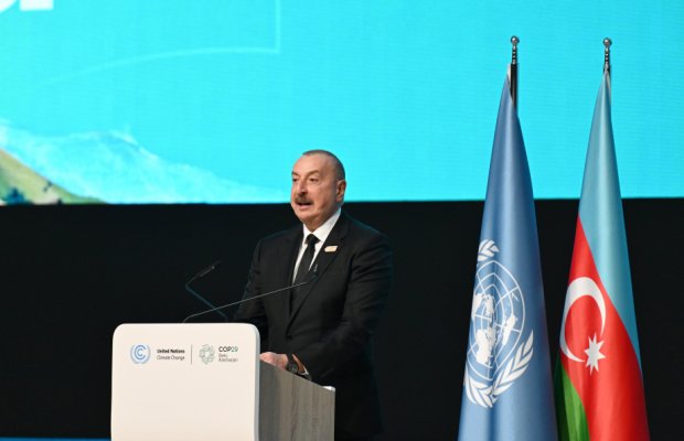 Prezident, COP29 Liderlər Sammitində Azərbaycanın regional əhəmiyyətindən danışıb