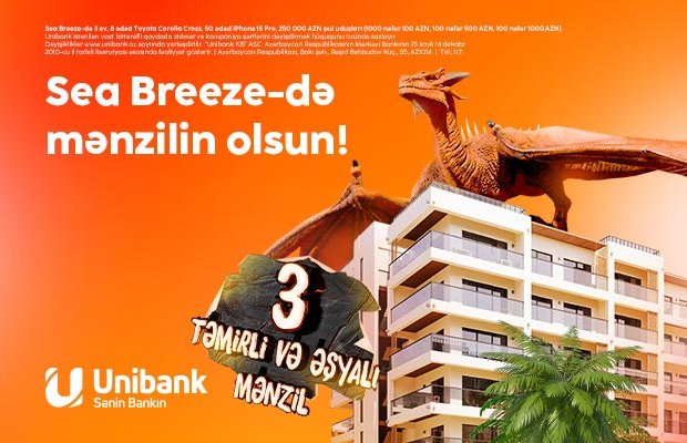 Unibank-ın “Əjdaha” lotereyasındakı 3 mənzili kimlər qazanacaq?